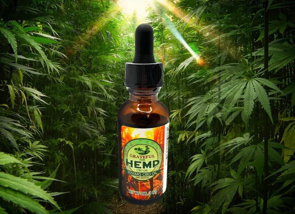 Grateful for Hemp CBD Oil 3000mg