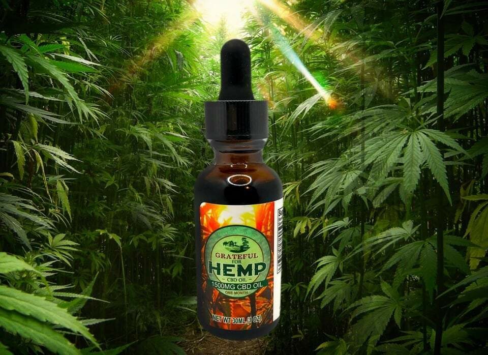 Grateful for Hemp CBD Oil 1500mg